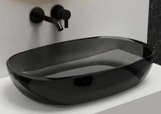 Раковина ABBER Kristall 60см чёрный AT2805Onyx