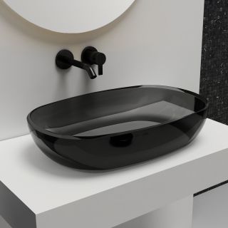 Раковина ABBER Kristall 60см чёрный AT2805Onyx