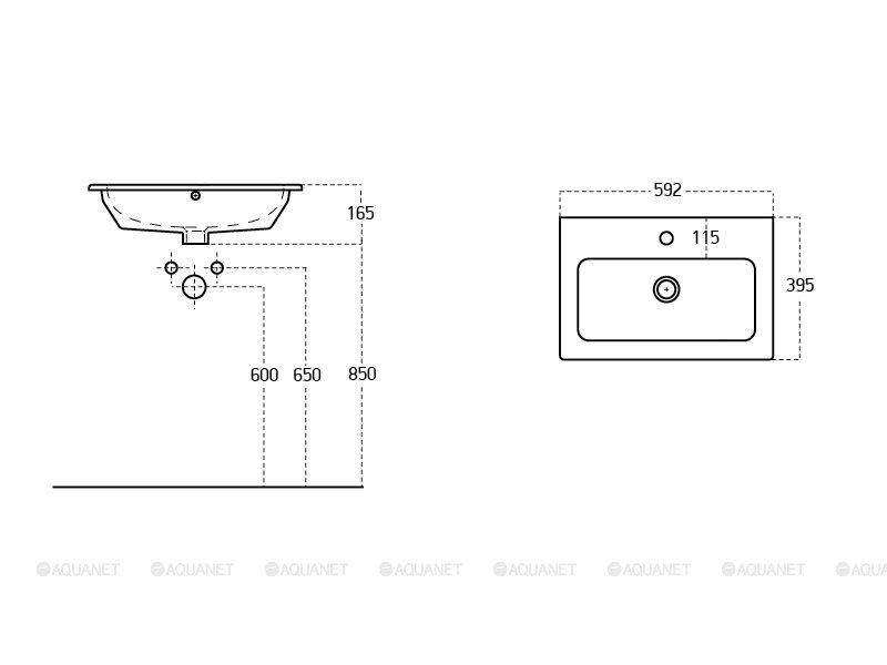 Раковина Sanovit Practico 60 44060