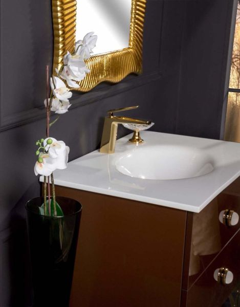 Раковина Armadi Art Solid Glass 80см белый 850-080