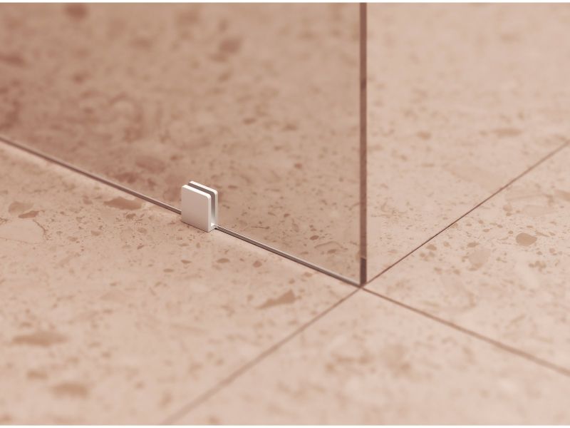 Душевая перегородка Ravak W SET 90 GWD01000E004 профиль белый стекло Transparent