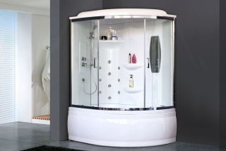 Душевой бокс Royal Bath ALP левый стекло прозрачное 150x100см RB150ALP-T-CH-L