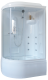 Душевая кабина Royal Bath BK правая стекло прозрачное 120x80см RB8120BK2-T-R
