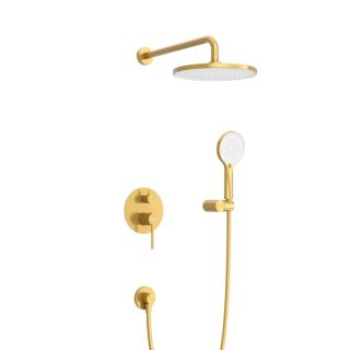 Душевой комплект CEZARES RELAX-DSET-BORO брашированное золото