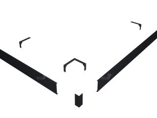 Экран для душевого поддона RGW N/ST-21 G 50231593-02 90x130см графит