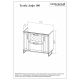 Тумба под раковину Бриклаер Лофт 4627125413377 100 см метрополитен грей
