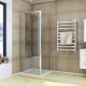 Душевой уголок Veconi Rovigo RV-026, 800х700х1950, хром, стекло прозрачное