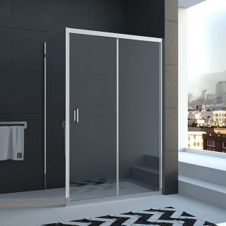 Душевой уголок Veconi Rovigo RV-046, 1500х1200х1950, хром, стекло прозрачное