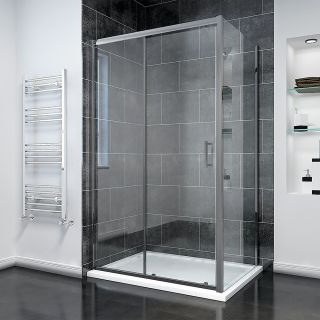 Душевой уголок Veconi Rovigo RV-055GM, 1500х700х1950, оружейная сталь, прозрачное стекло