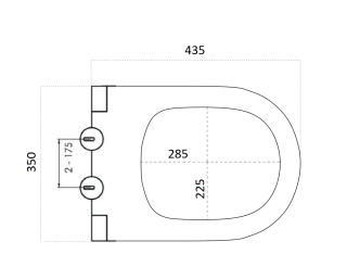 Крышка-сиденье Boheme Avva 976-MW soft-close белый матовый
