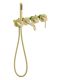 Смеситель встраиваемый для ванны с душем Timo Saona 2314/17YSM золото матовое