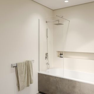 Шторка на ванну RGW SC-051 351105109-11 90см хром