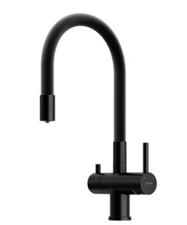 Смеситель для кухни Sancos Lucia SC4004MB чёрный матовый