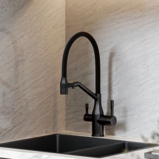 Смеситель для кухни Sancos Orta SC4008MB чёрный матовый