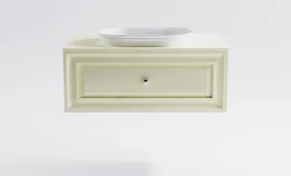 Тумба с раковиной Astra-Form Шарм 4631177715150 100 см бежевый матовый