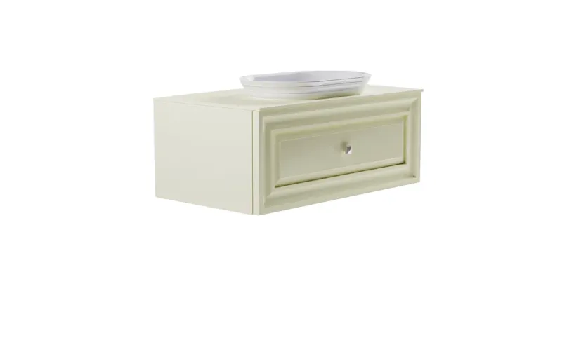 Тумба с раковиной Astra-Form Шарм 4631177715150 100 см бежевый матовый
