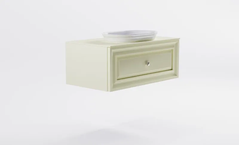 Тумба с раковиной Astra-Form Шарм 4631177715150 100 см бежевый матовый