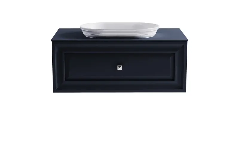 Тумба с раковиной Astra-Form Шарм 4631177715167 100 см серый матовый