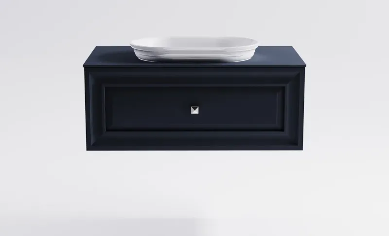 Тумба с раковиной Astra-Form Шарм 4631177715167 100 см серый матовый