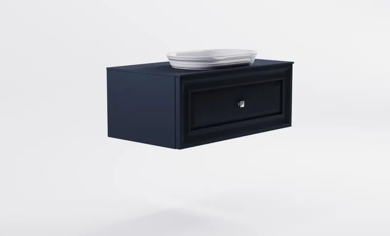 Тумба с раковиной Astra-Form Шарм 4631177715167 100 см серый матовый