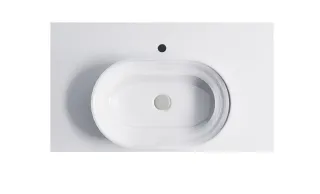 Тумба с раковиной Astra-Form Шарм 4631177713729 100 см серый матовый