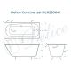 Ванна чугунная Delice Continental DLR230641 130х70 белая