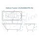 Ванна чугунная Delice Fusion DLR230647R-AS 170х70 с отверстиями под ручки и антискользящим покрытием