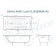Ванна чугунная Delice Haiti Luxe DLR230636-AS 150х80 с антискользящим покрытием