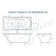 Ванна чугунная Delice Maestro  DLR230646-AS 200х85 с антискользящим покрытием
