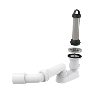 Выпускной комплект для душевого поддона AlcaPlast с гидрозатвором и коленом A462-50