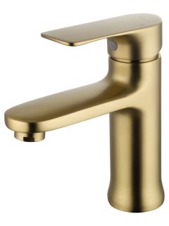 Смеситель для раковины Wonzon & Woghand WW-XH-011-BG брашированное золото