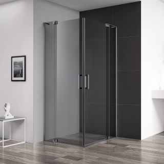 Душевой уголок CEZARES SLIDER-A-2-80/90-GRIGIO-GM