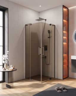 Душевой уголок CEZARES SLIDER-A-2-90/100-BR-GM