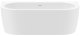 Акриловая ванна Cezares Slim Wall 180x80см белый SLIM WALL-180-80-60-W37-SET