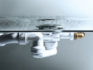 Слив-перелив для ванны Viega 572853 click-clack