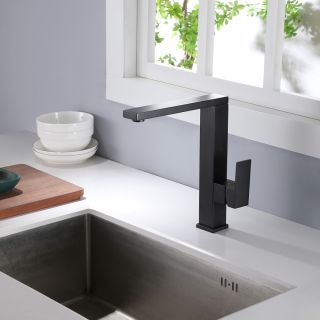 Смеситель для кухни ABBER Daheim AF8214B чёрный матовый