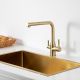 Смеситель для кухни Frap F4396-33 золото