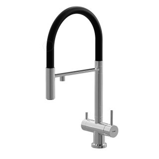 Смеситель для кухни Kohr Berga Series 1LQ180251CP-0000A хром/чёрный