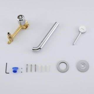 Встраиваемый смеситель для раковины Gappo G1206 хром