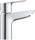 Смеситель для раковины GROHE BauLoop с ограничителем температуры, гладкий корпус, размер S, хром (23337001)