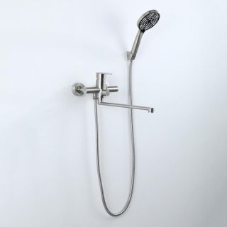 Смеситель для ванны и душа Frap F2248 Сатин