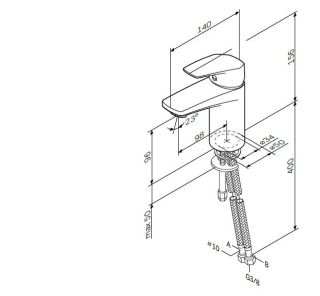 Смеситель Am.Pm Gem F9093000 для раковины