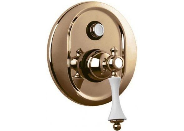 Встраиваемый однорычажный смеситель для душа с переключателем, бронза Cezares MARGOT-VDIM-02-Bi