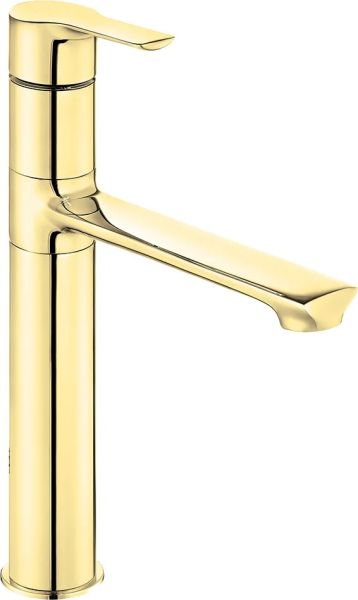 Высокий смеситель для раковины E.C.A. Luna 102808949EX золото