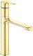 Высокий смеситель для раковины E.C.A. Luna 102808949EX золото
