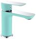 Смеситель для раковины Triton Панама бирюзовый