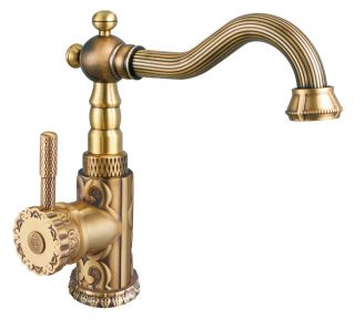 Смеситель для раковины ZORG Antic A 114U-BR