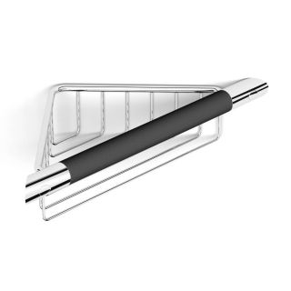 Поручень угловой с корзинкой для душа Black & White  Accessories 2155SN0