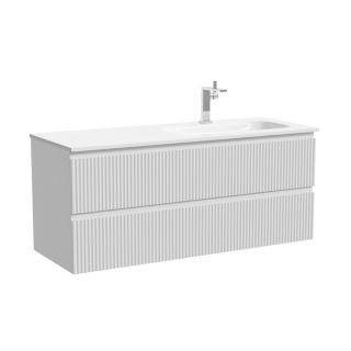 Тумба подвесная под раковину Sancos Snob R SNR120RW правая 120 см Bianco