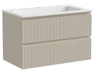 Подвесная тумба под раковину Sancos Snob R SNR80CE 80см Beige Soft